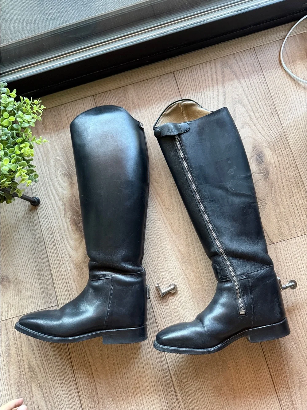 Black dressage equestrian Tall Riding Boots Cavallo Sprenger SmartClix
